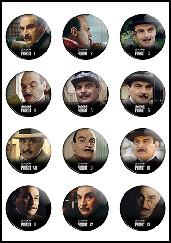 Poirot Collection DVD - 12 Spille